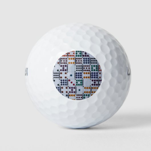 Dominos Numbers Game Golfballen (Voorkant)