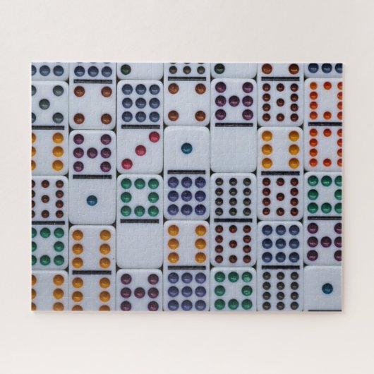 Dominos Numbers Game Legpuzzel (Horizontaal)