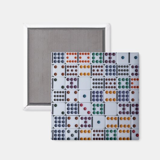 Dominos Numbers Game Magneet (Voorkant / Achterkant)
