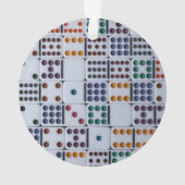 Dominos Numbers Game Ornament (achterkant)