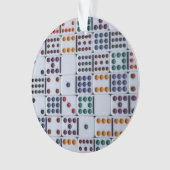 Dominos Numbers Game Ornament (voorkant)