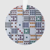 Dominos Numbers Game Ornament (voorkant)