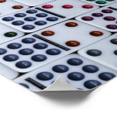 Dominos Numbers Game Poster (Hoek)