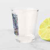 Dominos Numbers Game Shot Glas (Rechts)