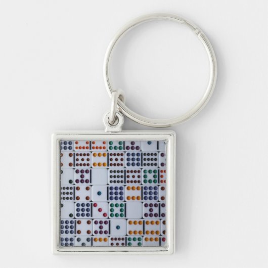 Dominos Numbers Game Sleutelhanger (Voorkant)