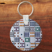 Dominos Numbers Game Sleutelhanger (Voorkant)