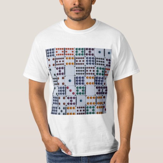 Dominos Numbers Game T-shirt (Voorkant)