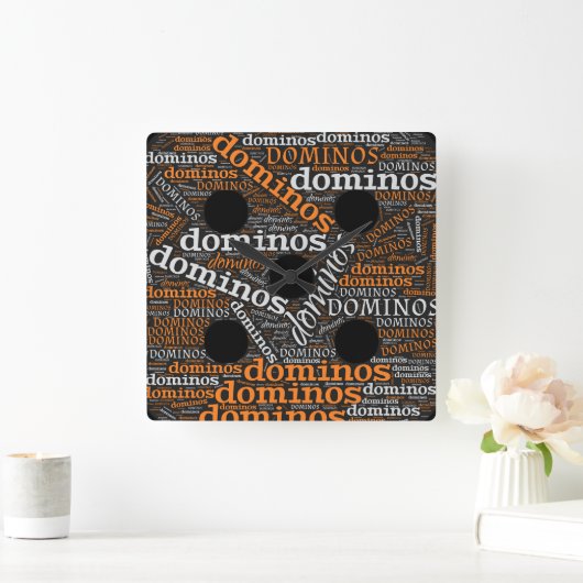 DOMINO'S VIERKANTE KLOK (Huis)