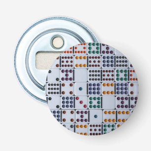 Dominostenen Numмерspel Button Flesopener