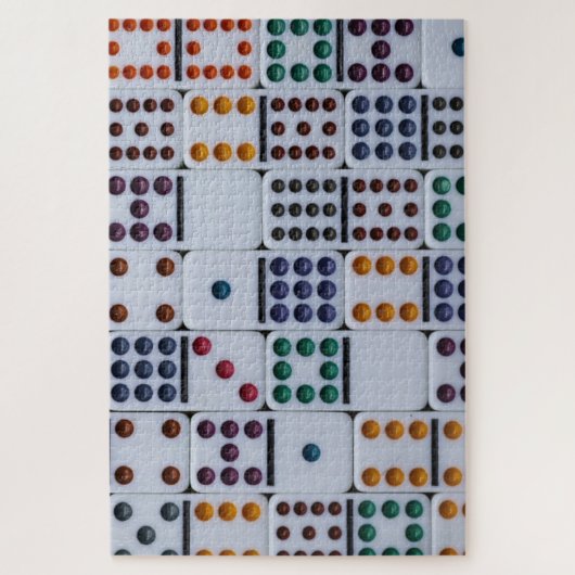 Dominostenen Nummerenspel Legpuzzel (Verticaal)