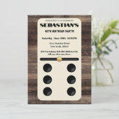 Dominothema uitnodiging (Staand voorkant)