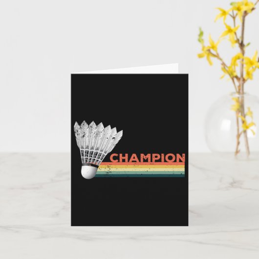 Dominton Speler Kampioen Kaart (Gele Bloem)
