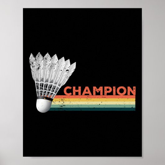Dominton Speler Kampioen Poster (Voorkant)