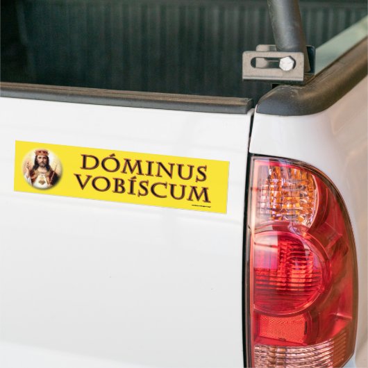 Dominus vobiscum bumpersticker (Op Truck)