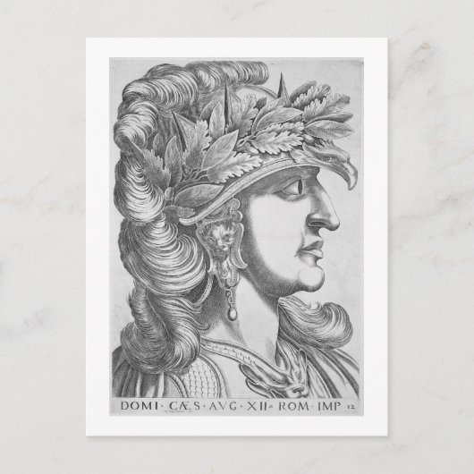 Domitian Caesar (51-96 AD), 1596 (graving) Briefkaart (Voorkant)