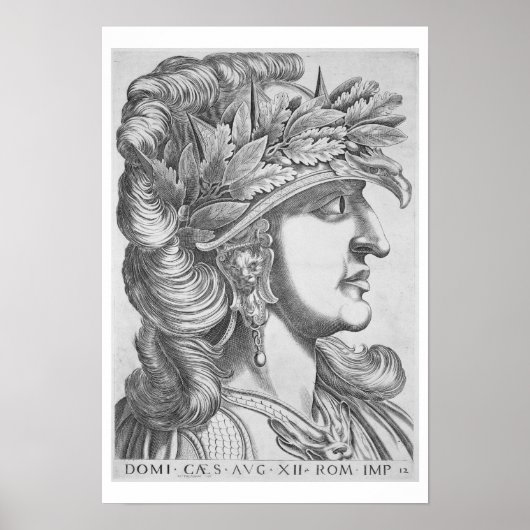 Domitian Caesar (51-96 AD), 1596 (graving) Poster (Voorkant)