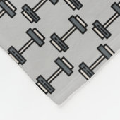 domkop fleece deken (Hoek)