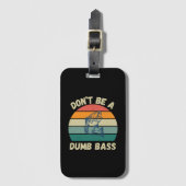 Domme Bas Bagagelabel (Voorkant (verticaal))