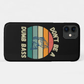 Domme Bas Case-Mate iPhone Case (Achterkant (horizontaal))