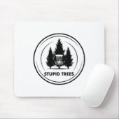 Domme Bomen Disc Golf Frisbee Golf Grappig Humor G Muismat (Met muis)