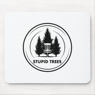 Domme Bomen Disc Golf Frisbee Golf Grappig Humor G Muismat