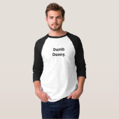Domme Donny Drumpf Jeff Hankamer Artjunkhaus Comic T-shirt (Voorkant volledig)