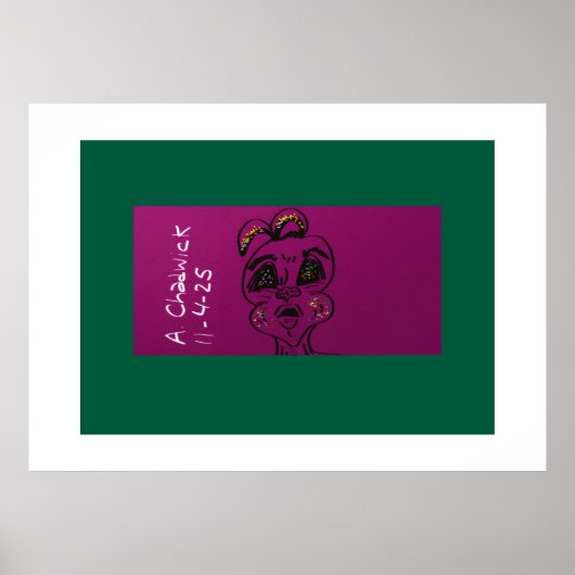 Domme Konijn Poster (Voorkant)