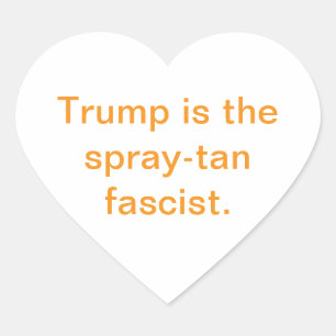 Domme Spray-Tan Fascist Trump Hankamer Artjunkhaus Hart Sticker