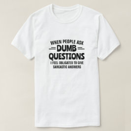 DOMME VRAGEN T-SHIRT