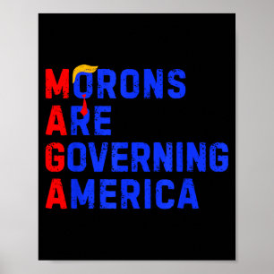 Dommepoppen Besturen Amerika Grappig Trump 2024 _1 Poster