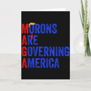 Dommepoppen Besturen Amerika Grappig Trump 2024 _3 Kaart
