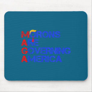 Dommepoppen Besturen Amerika Grappig Trump 2024  Muismat
