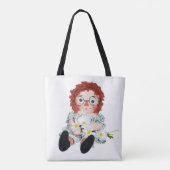 dommerik met madeliefje tote bag (Achterkant)