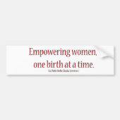 dommersticker bumpersticker (Voorkant)