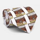 Dommige bevergrappen Funny cartoon Stropdas (Opgerold)