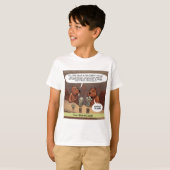 Dommige bevergrappen Funny cartoon T-shirt (Voorkant volledig)