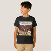 Dommige bevergrappen Grappige cartoon T-shirt (Voorkant volledig)