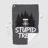 Dommige Boom Disc Golf Grappige Frisbee Golf Golfe Golfhanddoek (Insitu)