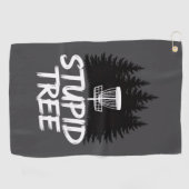 Dommige Boom Disc Golf Grappige Frisbee Golf Golfe Golfhanddoek (Horizontaal)