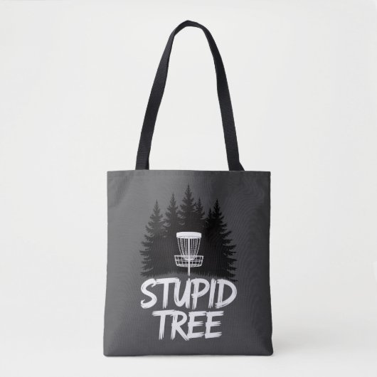 Dommige Boom Disc Golf Grappige Frisbee Golf Golfe Tote Bag (Voorkant)