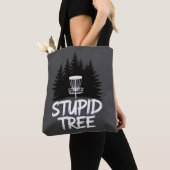 Dommige Boom Disc Golf Grappige Frisbee Golf Golfe Tote Bag (Dichtbij)