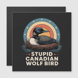 Dommige Canadese Wolf Vogel 
