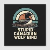 Dommige Canadese Wolf Vogel (Voorkant)