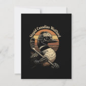 Dommige Canadese Wolf Vogel Aankondiging (Achterkant)