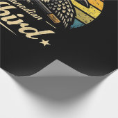 Dommige Canadese Wolf Vogel Cadeaupapier (Hoek)