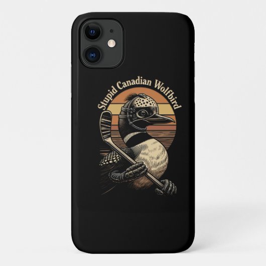 Dommige Canadese Wolf Vogel Case-Mate iPhone Case (Achterkant)