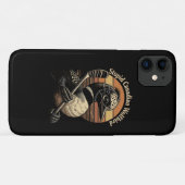 Dommige Canadese Wolf Vogel Case-Mate iPhone Case (Achterkant (horizontaal))