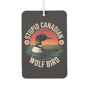 Dommige Canadese Wolf Vogel Duikelaar Humor Luchtverfrisser