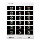 Dommige Canadese Wolf Vogel Etiket (Full Sheet)