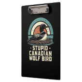 Dommige Canadese Wolf Vogel Klembord (Links)